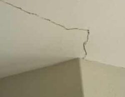 crack in ceiling