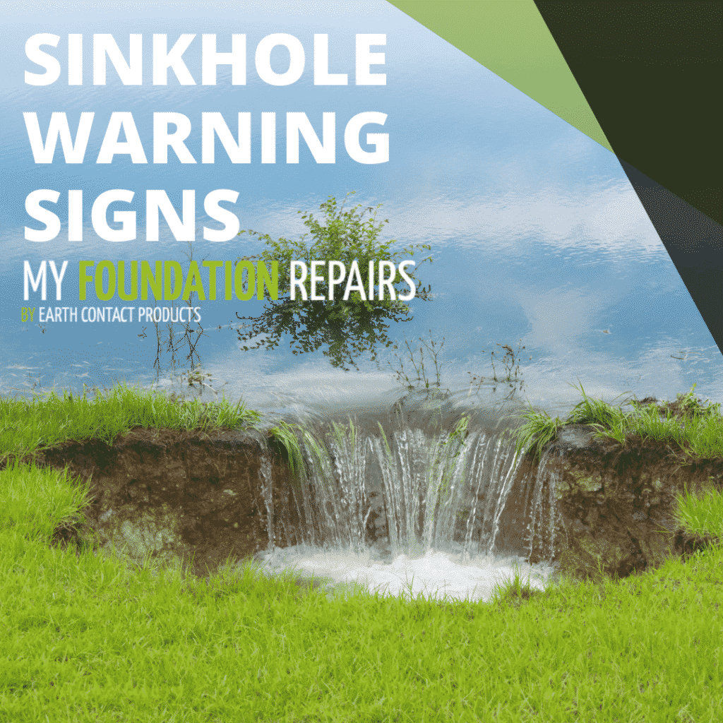 sinkhole warning signs graphic