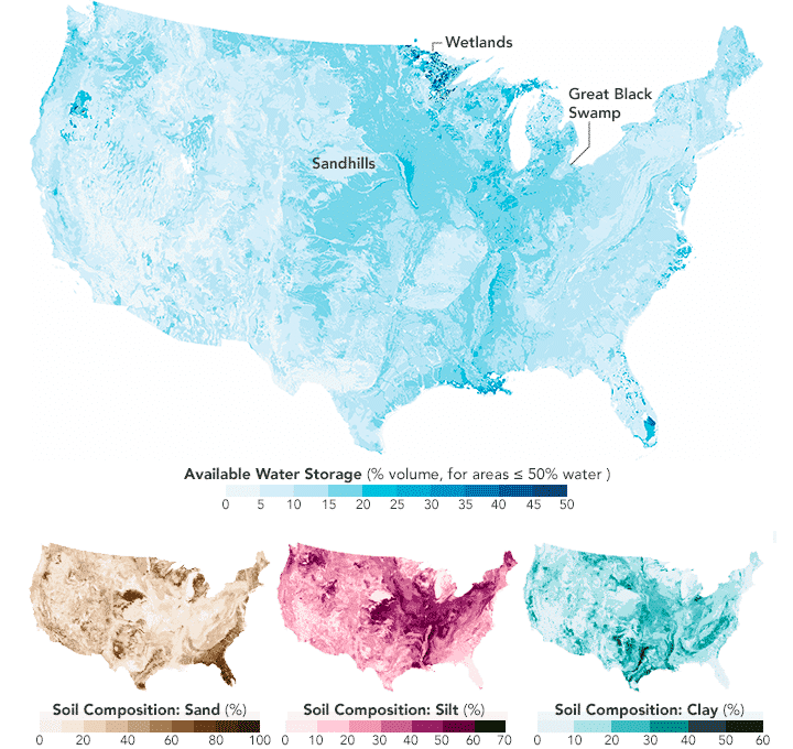 USA soil maps