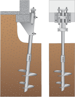 foundation helical pier diagram