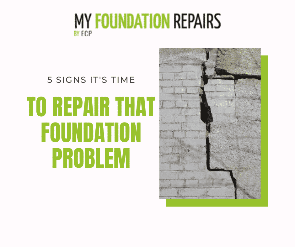 signs its time to repair that foundation problem graphic