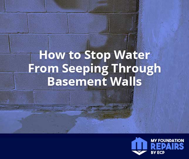 blog featured image: How to Stop Water From Seeping Through Basement Walls