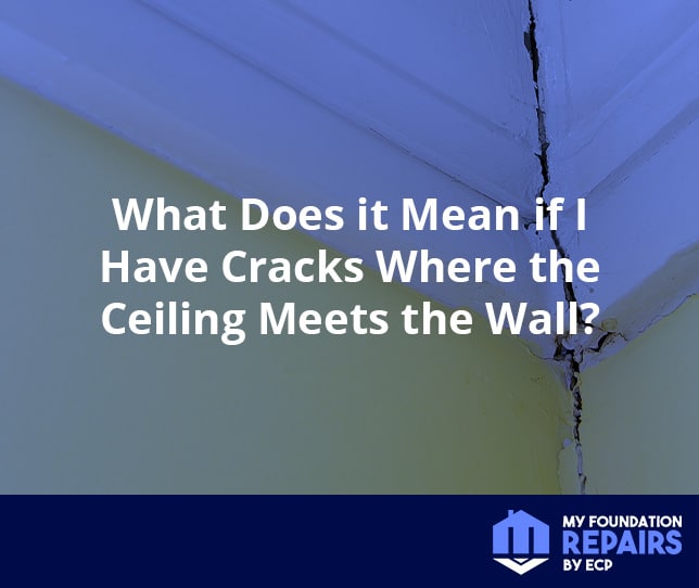 Ceiling cracks at the wall